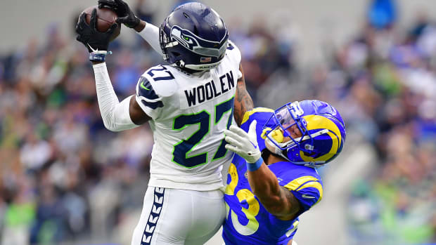 An immediate starter, Tariq Woolen led all cornerbacks with six interceptions in a fantastic rookie season.